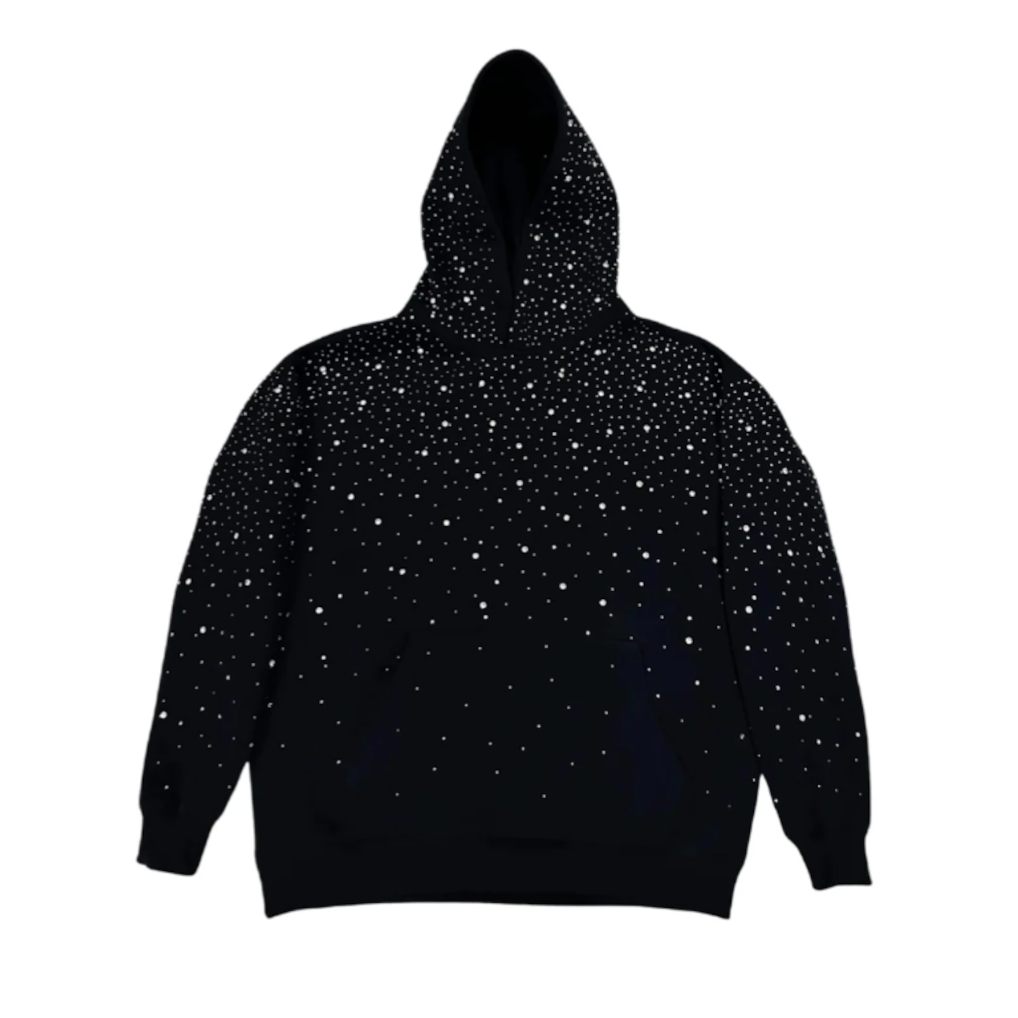 GR54】Rhinestone Gem Zip Hoodie – GRIND