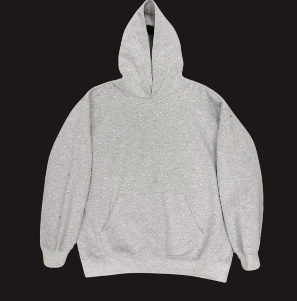【GR55】Rhinestone Gem Hoodie