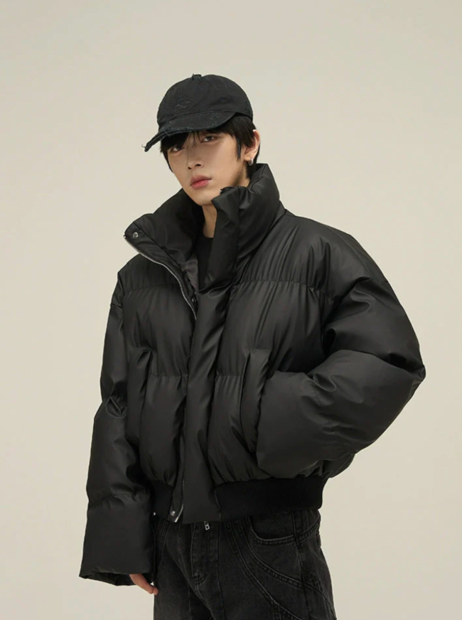 【GR41】Oversize Short Puffer Jacket