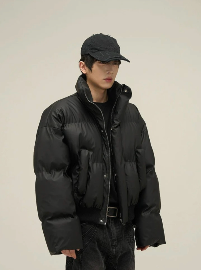 【GR41】Oversize Short Puffer Jacket