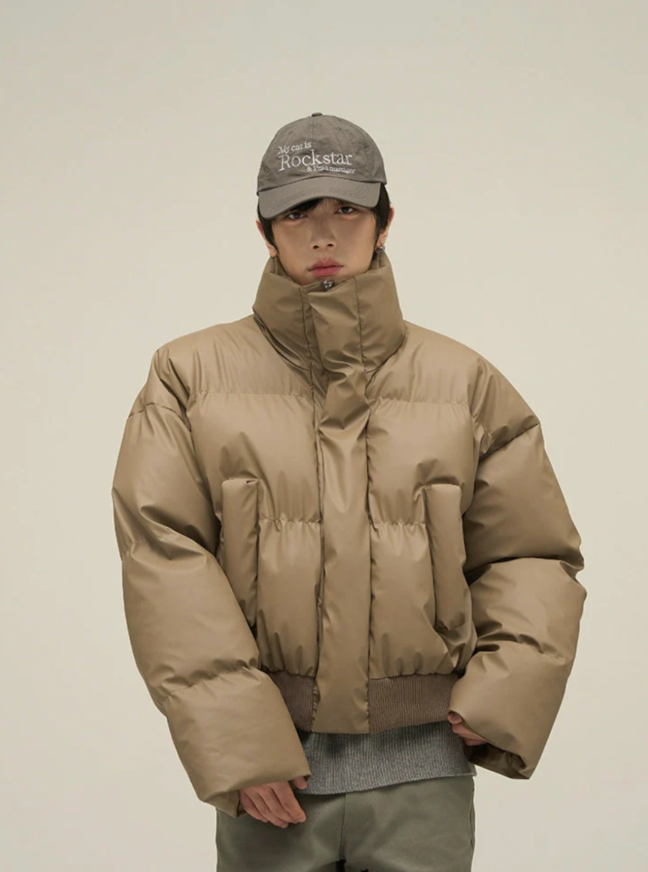 【GR41】Oversize Short Puffer Jacket