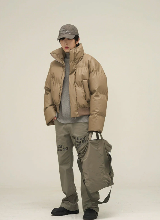 【GR41】Oversize Short Puffer Jacket