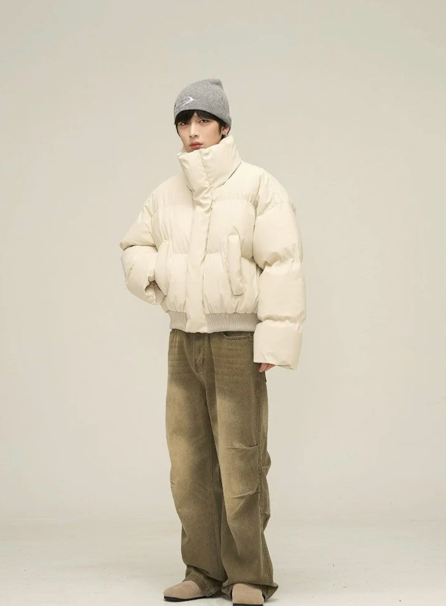 【GR41】Oversize Short Puffer Jacket