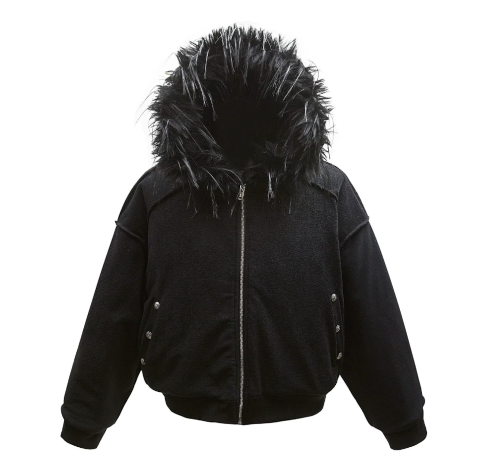 【GR35】Fur Collar Sherpa-Lining Padded Jacket