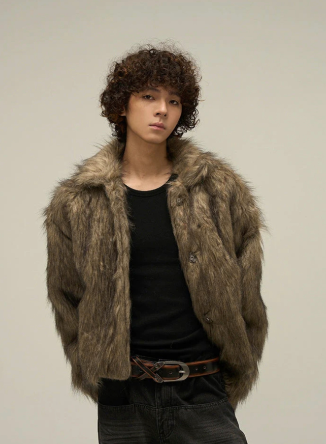 【GR30】Oversize Fur Jacket