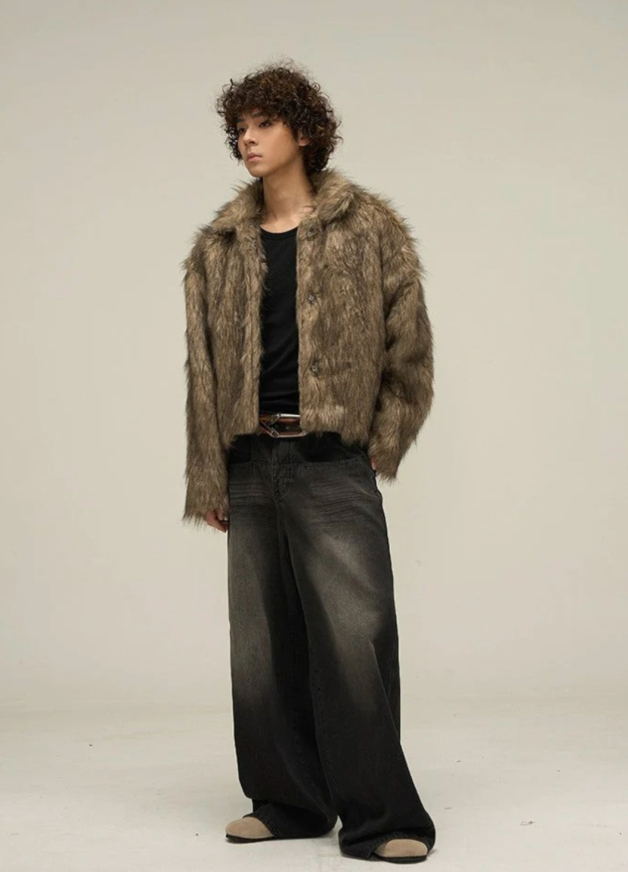 【GR30】Oversize Fur Jacket