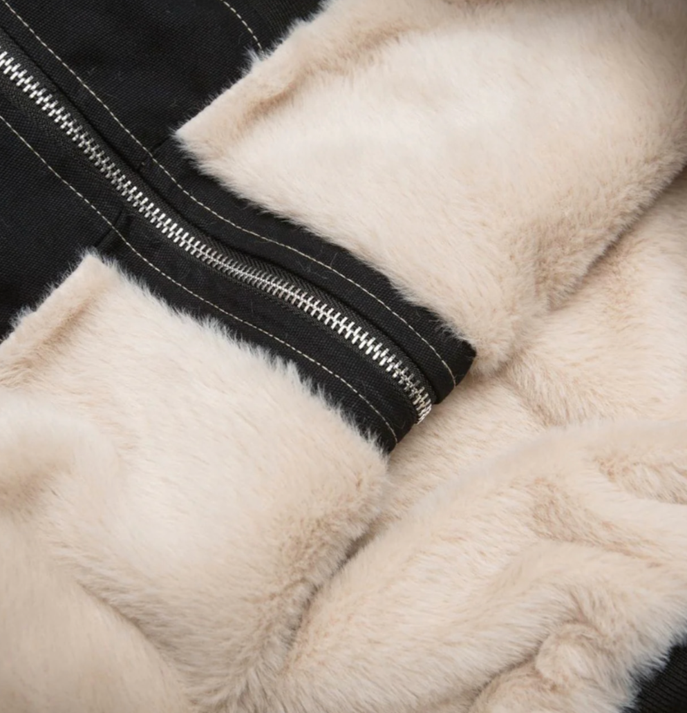 【GR29】Fur Collar Sherpa-Lining Hooded Padded Jacket