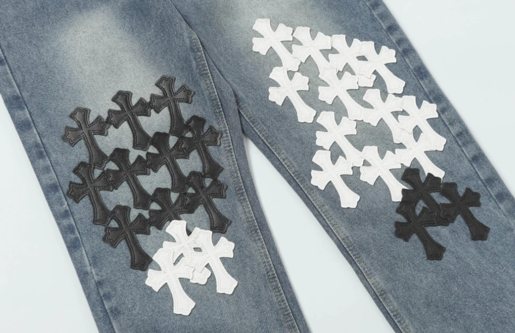 【GR47】Cross Straight Denim