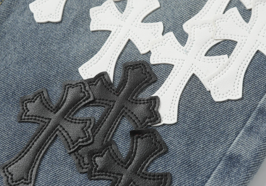 【GR47】Cross Straight Denim