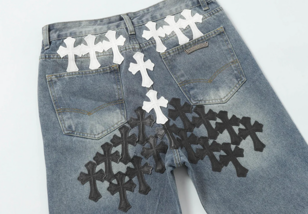 【GR47】Cross Straight Denim