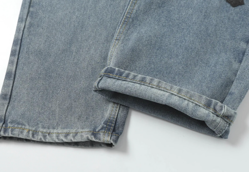 【GR47】Cross Straight Denim