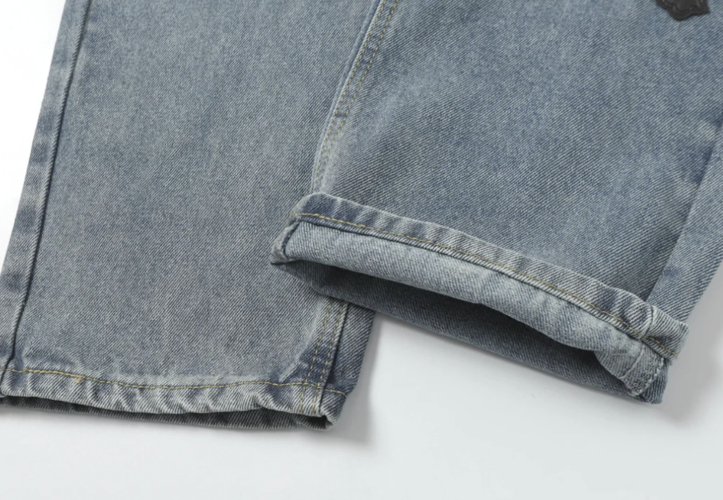 【GR47】Cross Straight Denim