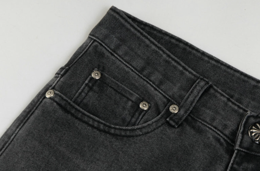 【GR51】Cross Denim Black