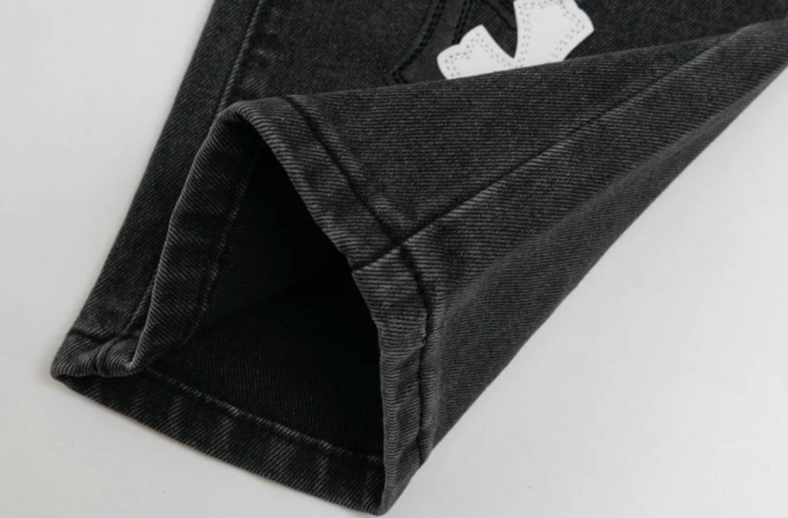 【GR51】Cross Denim Black