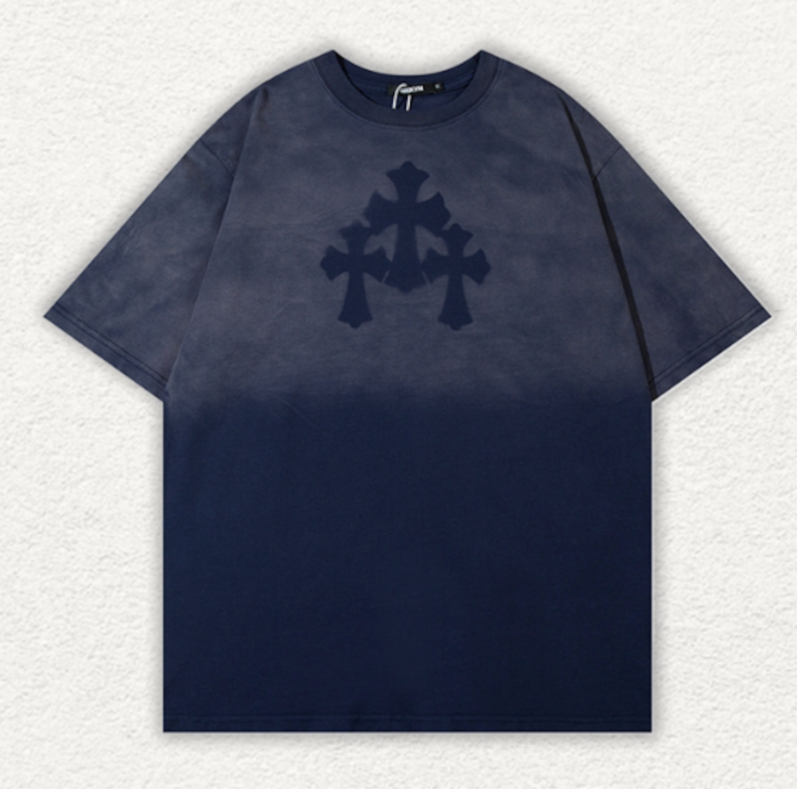 【GR03】Cross Faded Tee