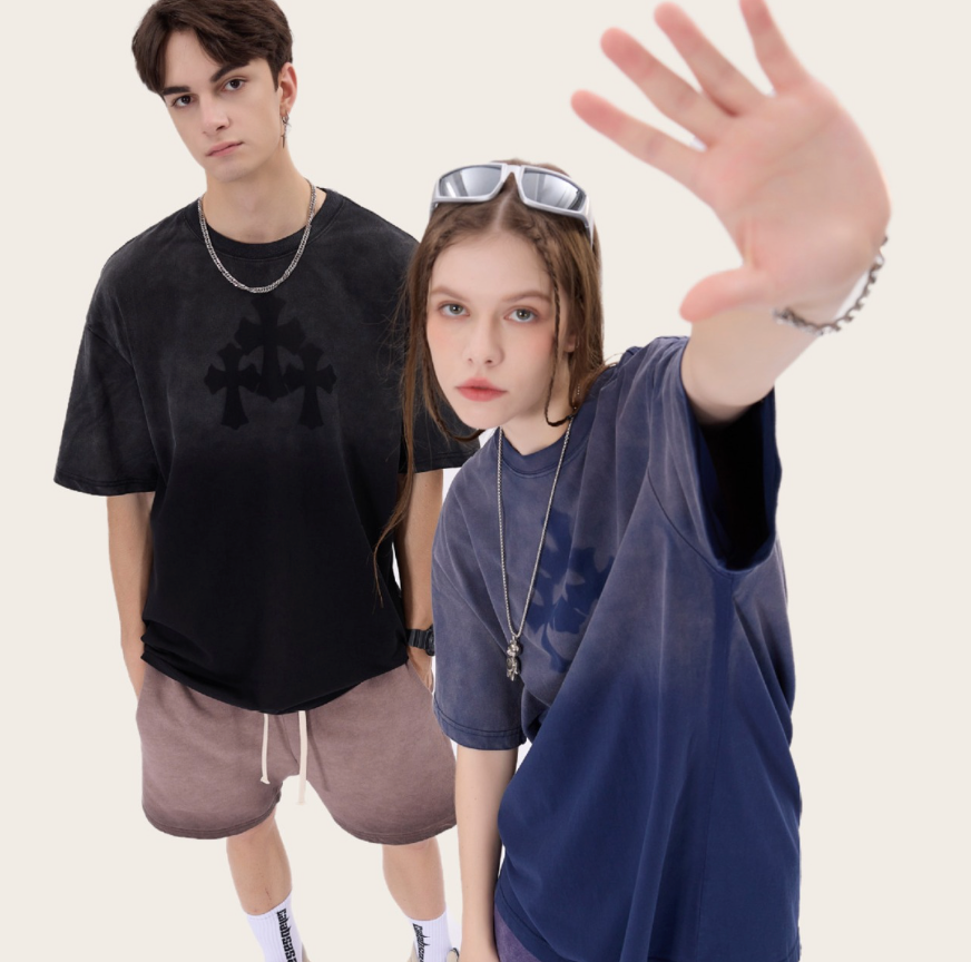 【GR03】Cross Faded Tee