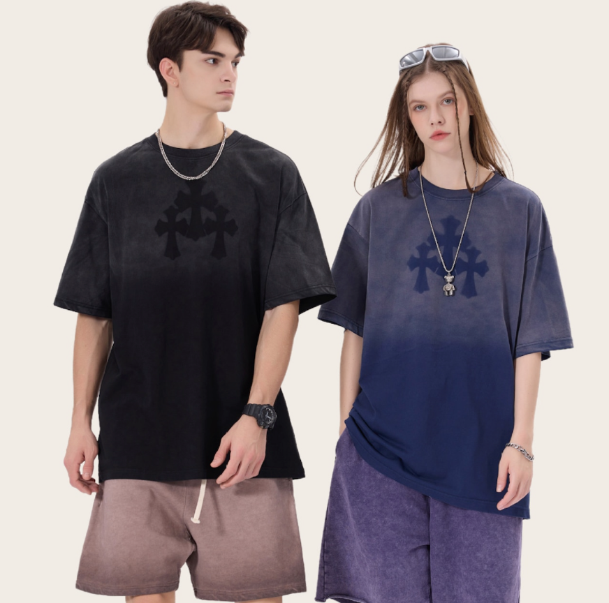 【GR03】Cross Faded Tee