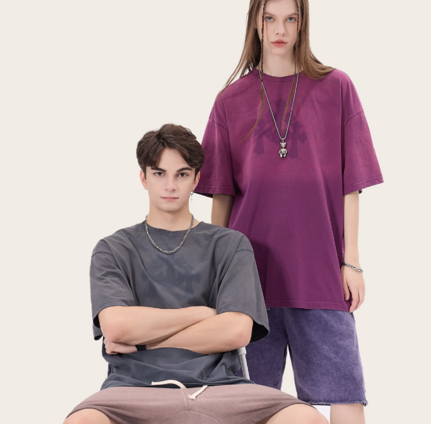 【GR03】Cross Faded Tee