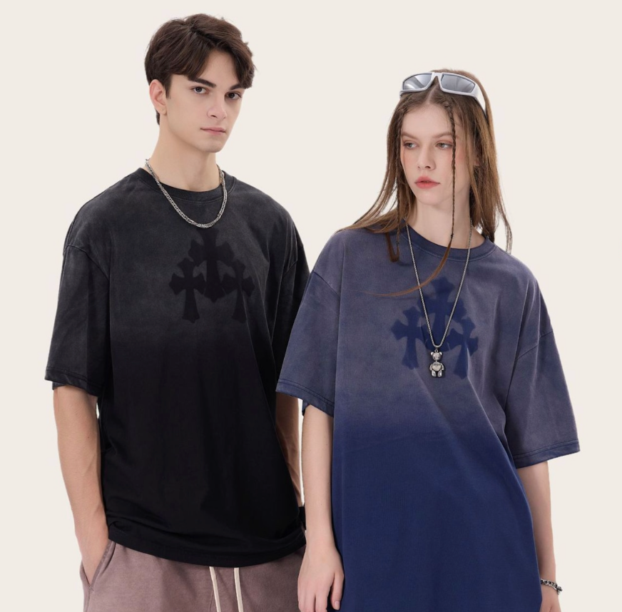 【GR03】Cross Faded Tee