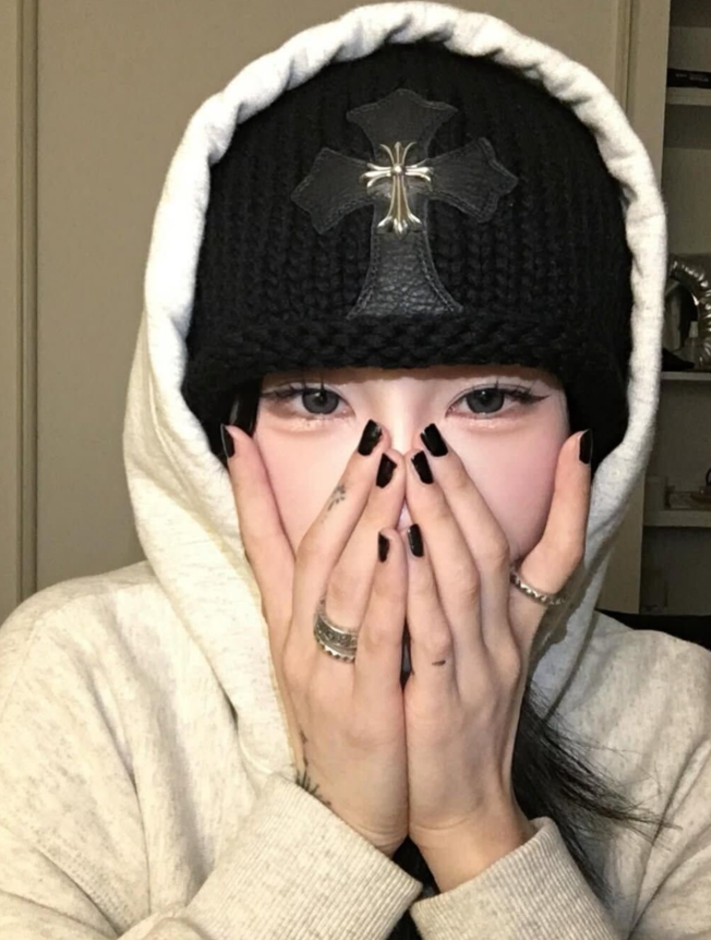 【GR56】 Leather Cross Cap