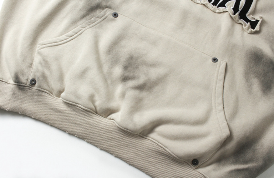 【GR46】Unisex Material Dirt Hoodie