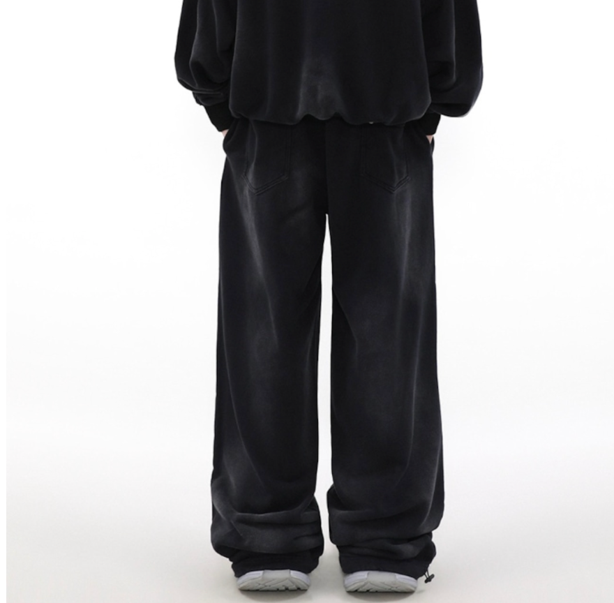 【GR47】Unisex Material Dirt Sweat Pants