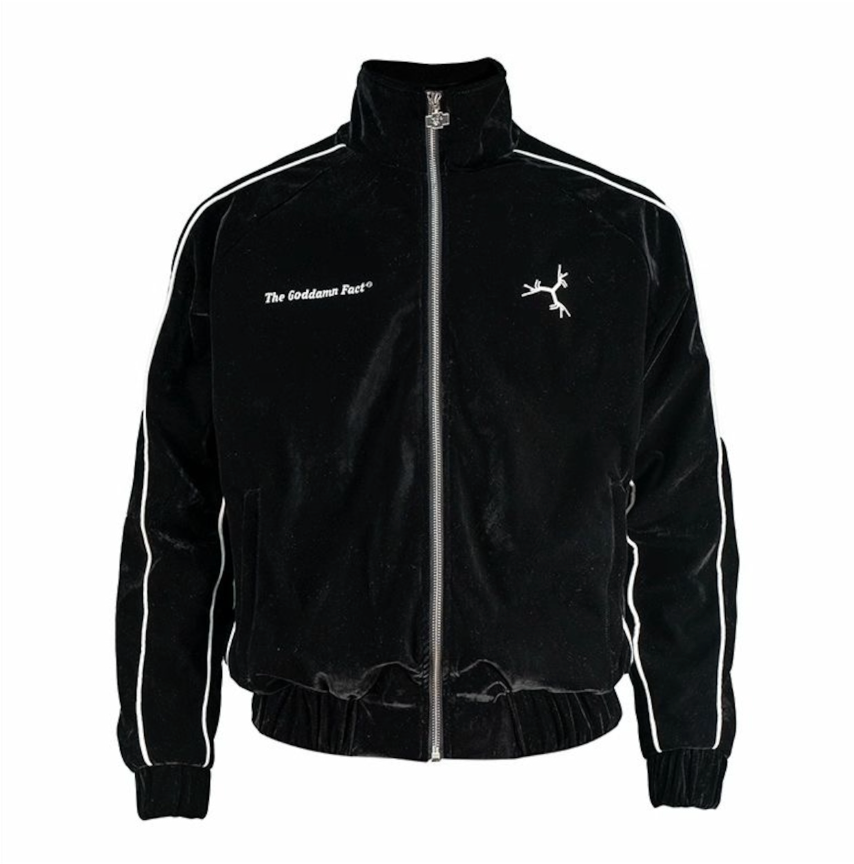 【GR17】Velvet Line Jacket Black