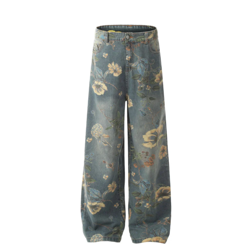 【GR53】Flower Denim