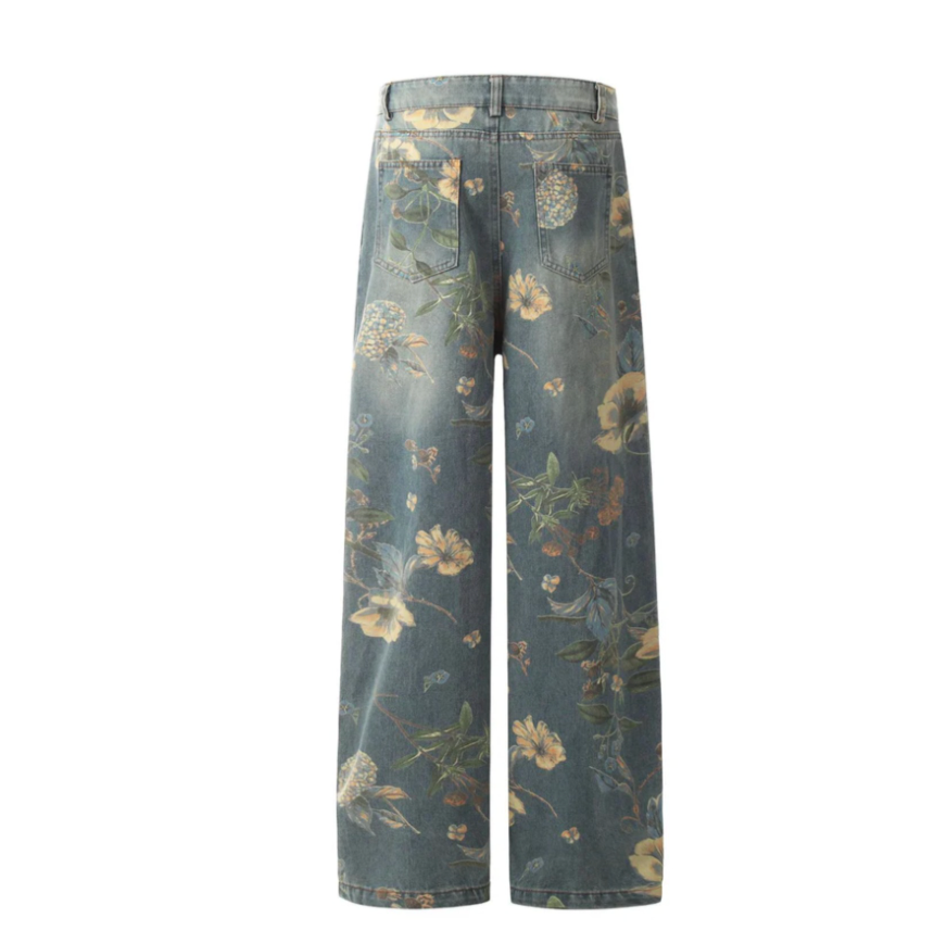 【GR53】Flower Denim