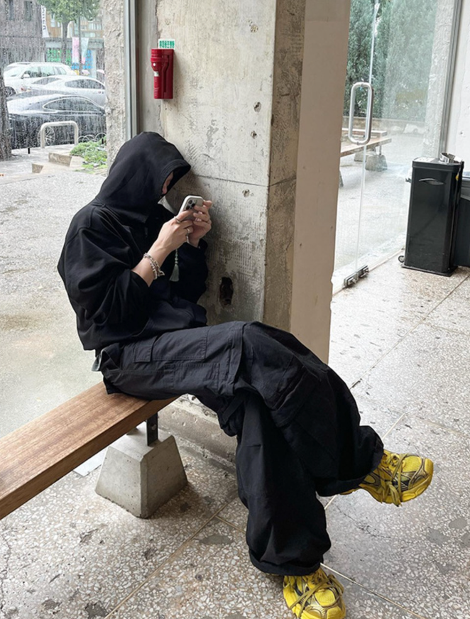 【GR08】2way Wide Pants