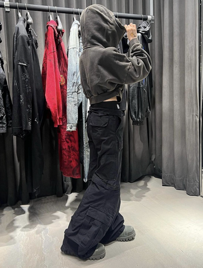 【GR08】2way Wide Pants