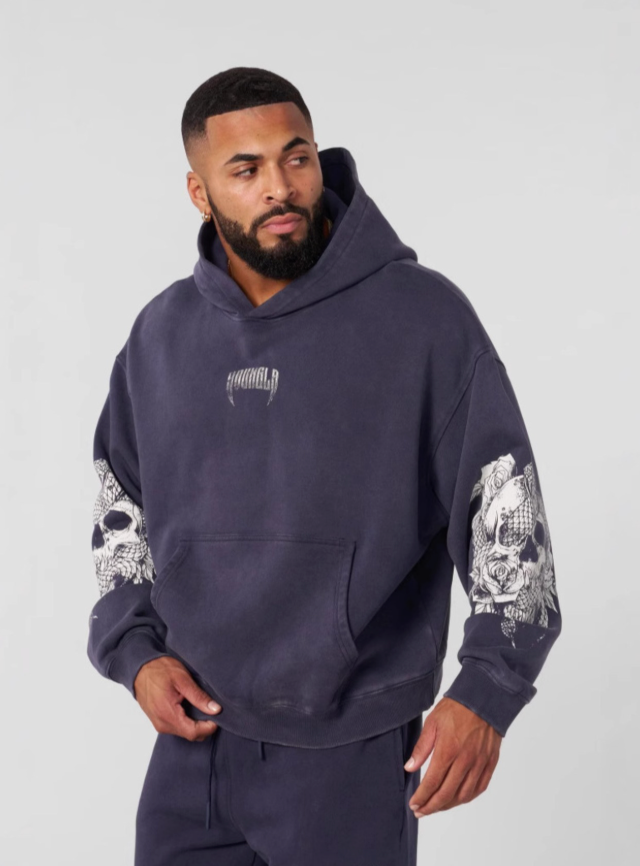 【GR16】Snake＆Skull Hoodie