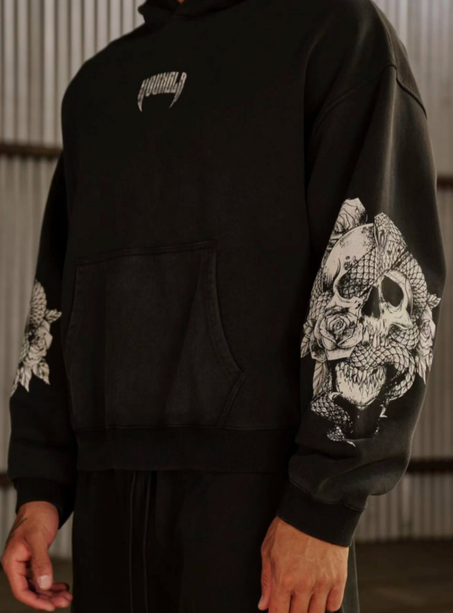 【GR16】Snake＆Skull Hoodie