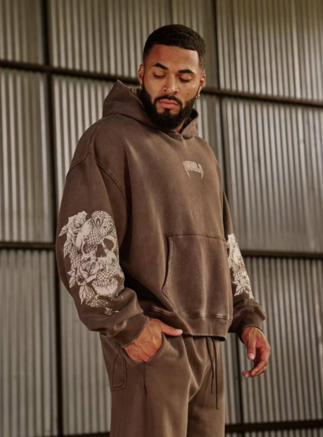 【GR16】Snake＆Skull Hoodie