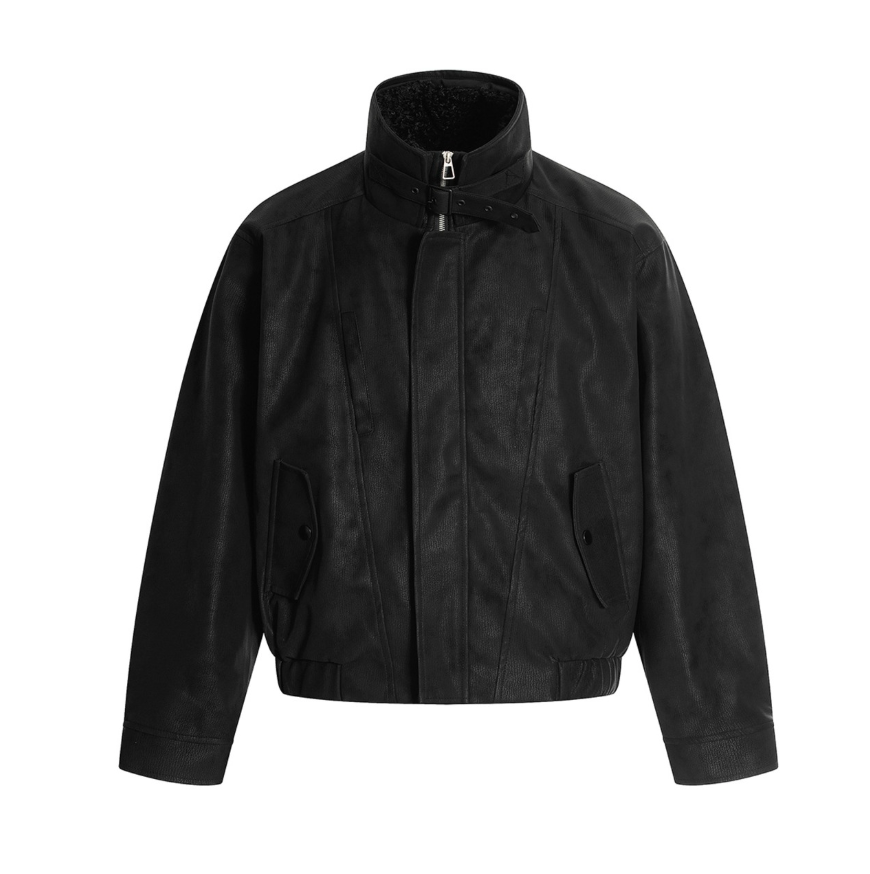 【GR56】Black Route Cozy Neck Jacket