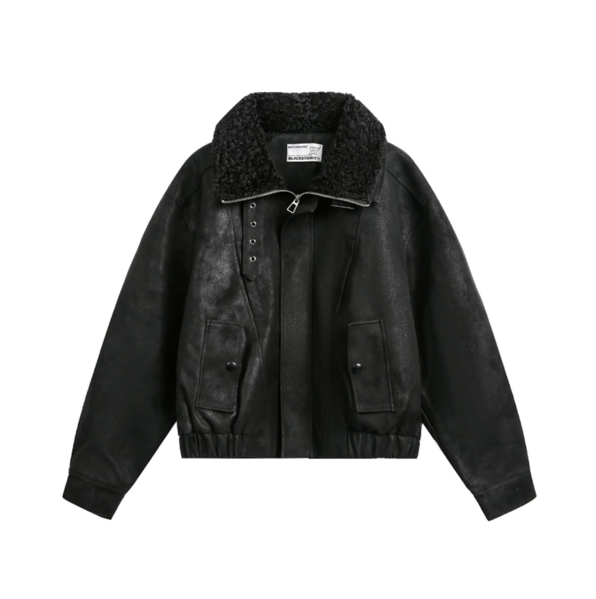 【GR56】Black Route Cozy Neck Jacket