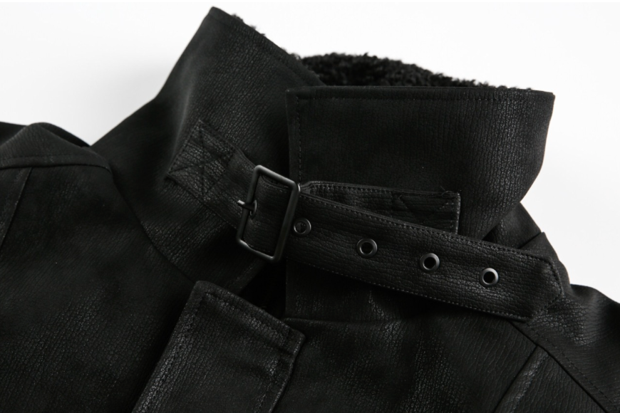 【GR56】Black Route Cozy Neck Jacket