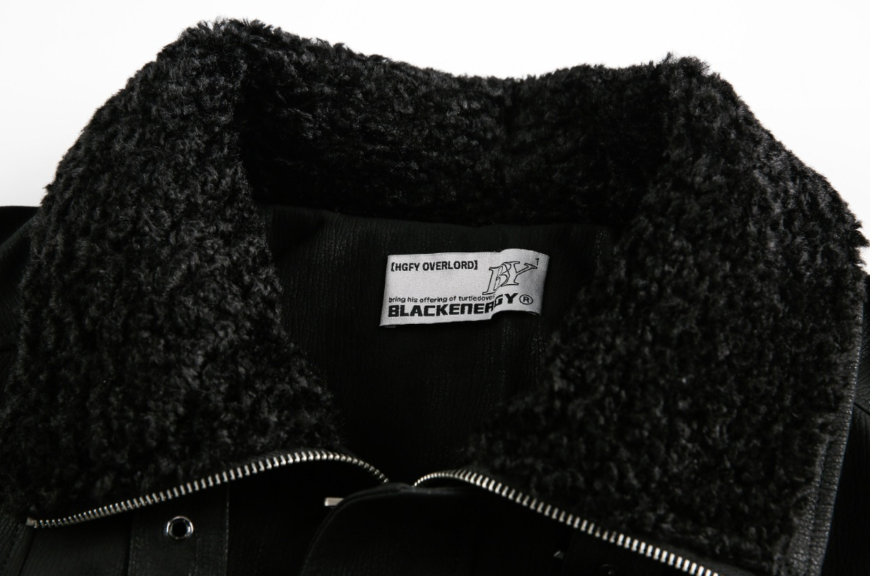 【GR56】Black Route Cozy Neck Jacket