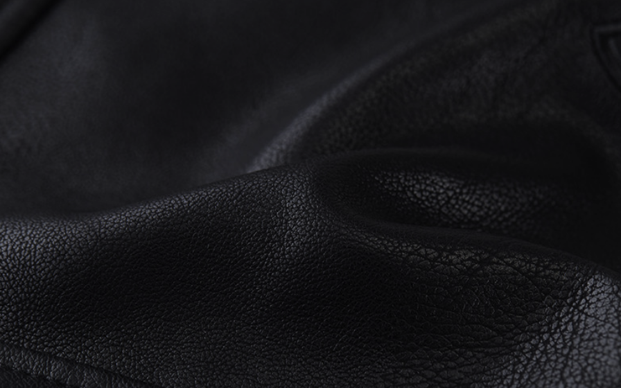 【GR87】Black Mass Leather Jacket