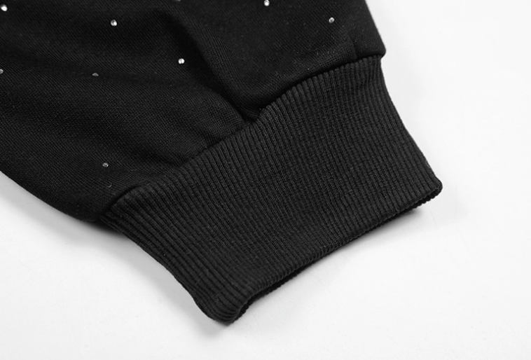 【GR91】Crossline Gem Zip Hoodie