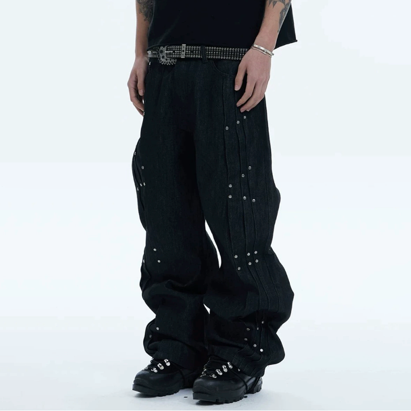 【GR98】Obsidian Rivet Denim