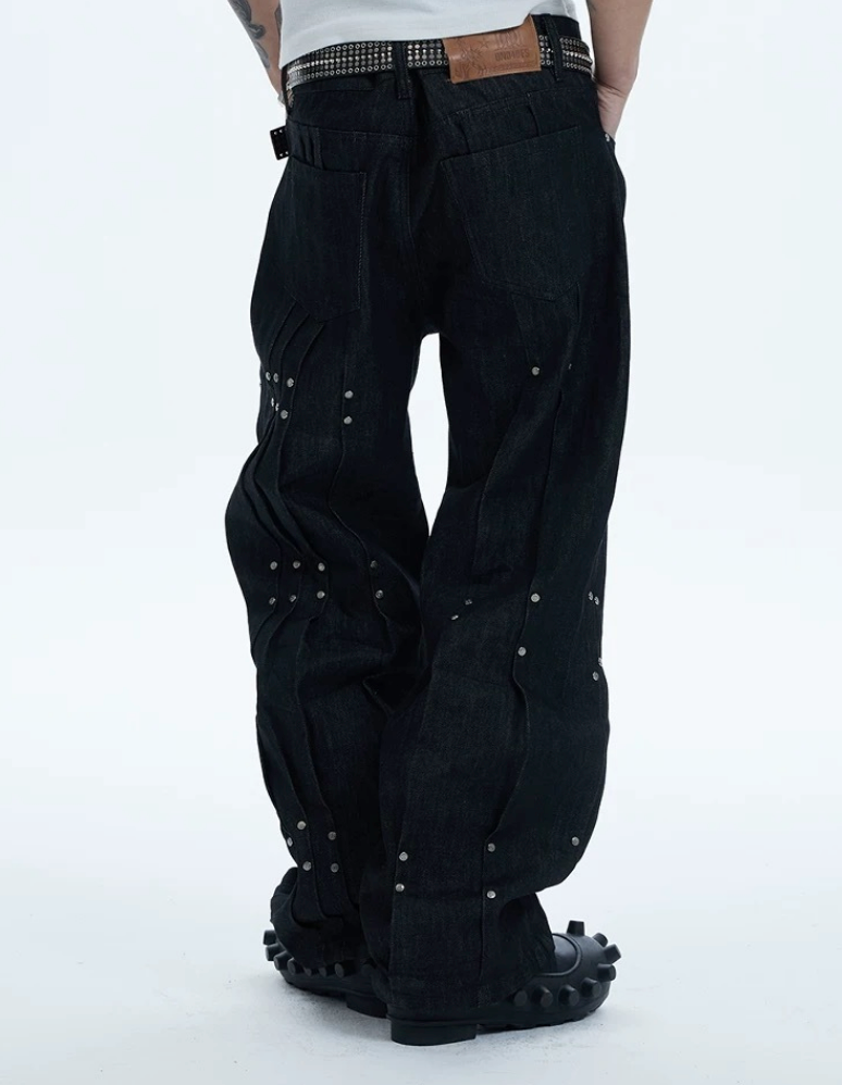 【GR98】Obsidian Rivet Denim