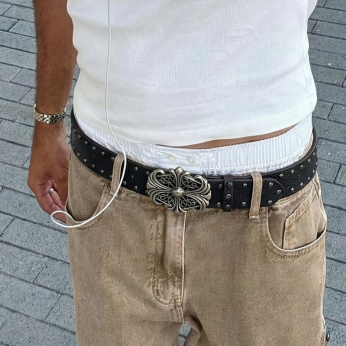 【GR104】Filigree Stud Belt