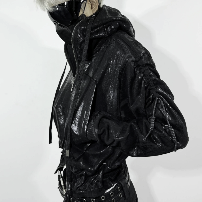 【GR116】Wet Veil Hood Jacket