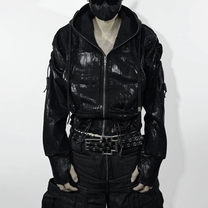 【GR116】Wet Veil Hood Jacket