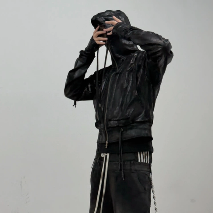 【GR116】Wet Veil Hood Jacket