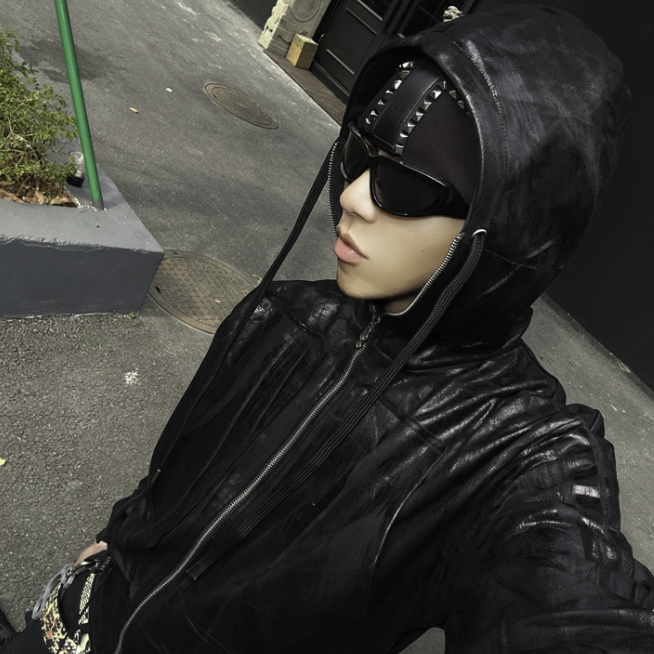 【GR116】Wet Veil Hood Jacket
