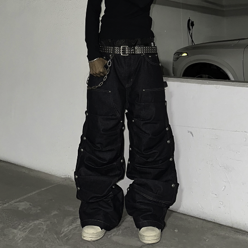 【GR117】Aegis Panel Baggy Denim