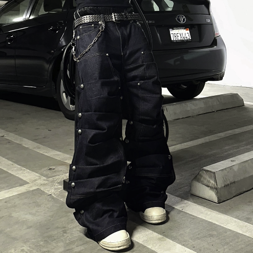 【GR117】Aegis Panel Baggy Denim