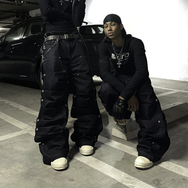 【GR117】Aegis Panel Baggy Denim